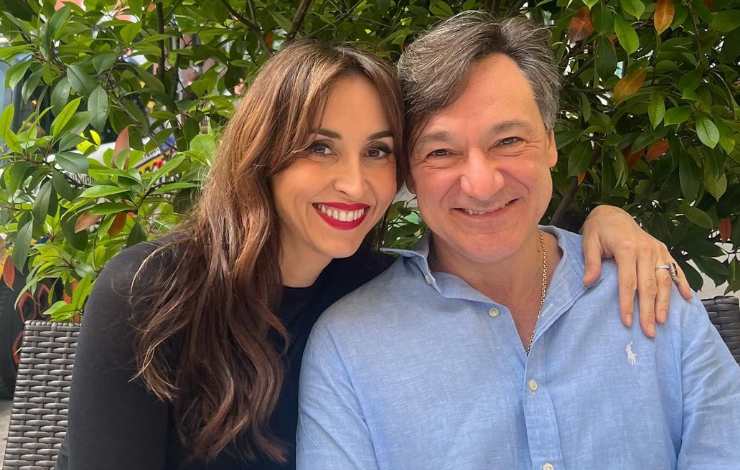 Benedetta Parodi e Fabio Caressa 