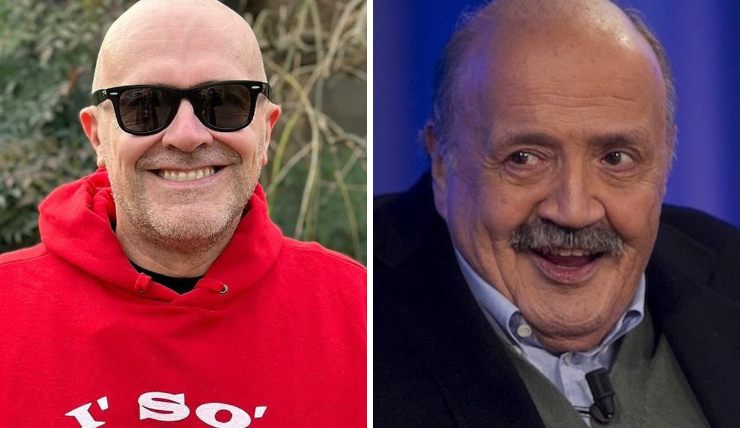 Max Pezzali e Maurizio Costanzo 