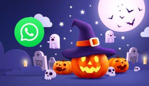 Tema Halloween per WhatsApp